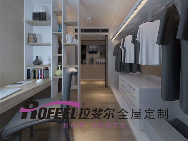 拉斐（fěi）爾家具 | 看看如何將書房、衣帽間合二為一！
