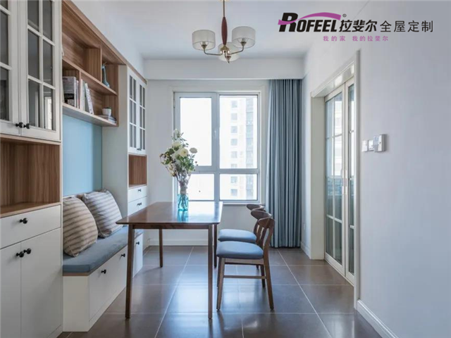 神马电影网全屋定製|實用的餐廳卡座設計，省空間，收納能力強！