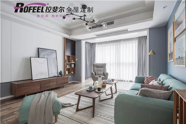 神马电影网全屋定製|客廳去掉電（diàn）視機（jī），不僅變好看了還更實用（yòng）了（le）！